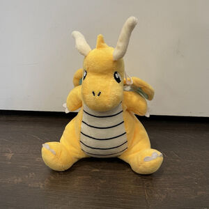 Pokémon Dragonite Plush Stuffed Animal – Yellow Window Cling 7 in
